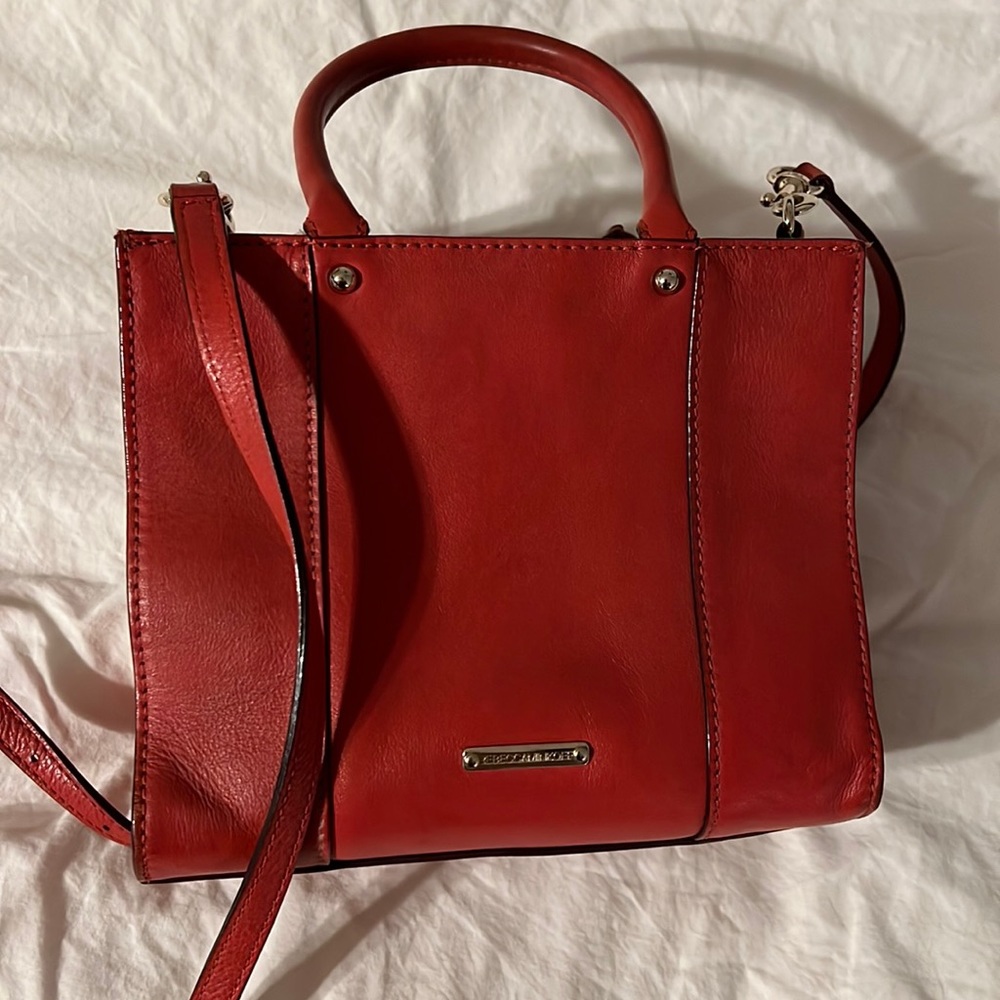 Rebecca Minkoff Avery Mini Tote Bag In Red